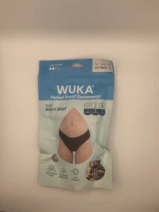 WUKA Swim Binkini Brief Period Proof Swimwear 2XS Black (4-6) Freepost - Picture 1 of 8