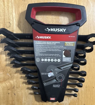 Juego de llaves combinadas universales de haz largo HUSKY 10 piezas (1001967827) ¡Envío y devolución gratuitos! Foto 1 de 2