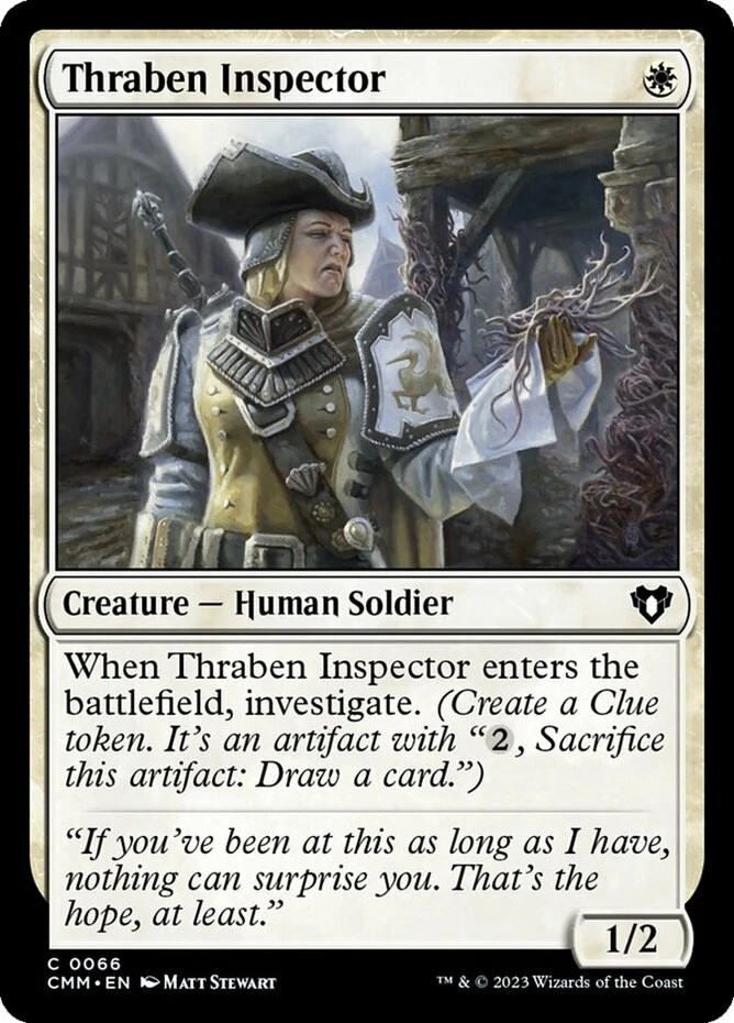 x1 Thraben Inspector - Commander Masters - NM - MTG - Image 1 of 1