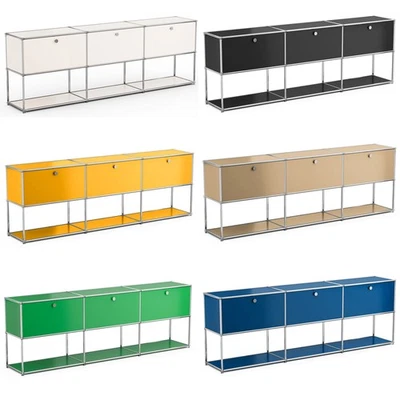 Armario de almacenamiento moderno de estilo clásico estante de almacenamiento independiente para sala de estar Foto 1 de 4