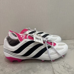 Adidas Predator Precision.3 FG White Pink Soccer Cleats Men’s 10.5 ID6790 - Foto 1 di 8
