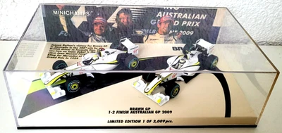 MINICHAMPS  1:43 SET  BUTTON / BARRICHELLO  BRAWN GP  AUSTRALIAN GP. 2009 - Bild 1 von 4