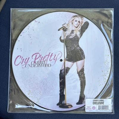 Carrie Underwood Cry Pretty Barnes & Noble Exclusive Picture Vinyl LP NEW Sealed - Image 1 of 2
