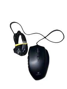 Logitech G600 MMO Gaming Mouse, RGB Backlit, 20 Programmable Buttons - Tested - Picture 1 of 15