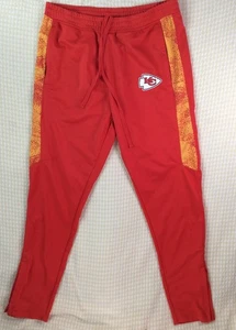 NFL Team Apparel Kansas City Chiefs Sideline Track Pants. Mens Large Red - Picture 1 of 6