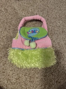 Webkinz White Persian Cat Plush HM 110 With Carrier Purse HM 100 No Code - Picture 1 of 3