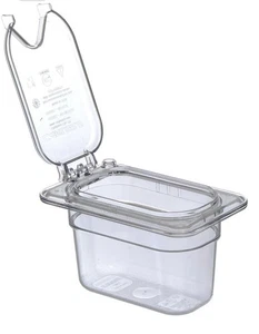6x Deckel Carlisle FoodService EZ Access Klappdeckel 1/9 klar 10339Z07 - Bild 1 von 4