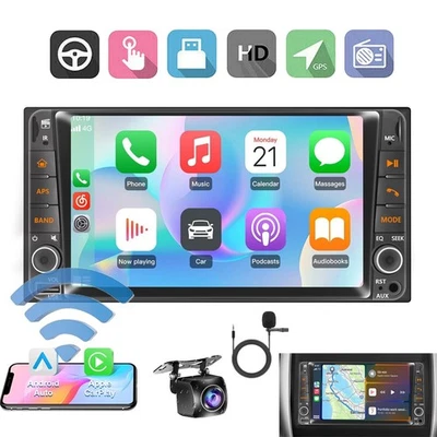 Carplay Para Nissan Xterra 2014 2015 Coche Radio Estéreo Android Auto GPS FM AM+CAM Foto 1 de 4
