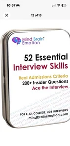 52 Essential Interview Skills: Prep for Private School, College, Job Entrance In - Foto 1 di 5