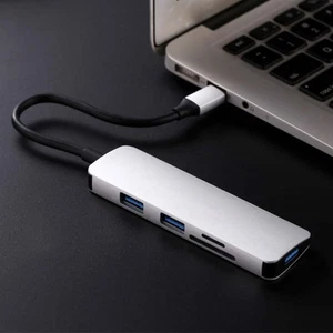 Laptop-Hub USB-Hub-Adapter Multi-USB- Anschlüsse Für USB USB-3-Hub - Photo 1/11