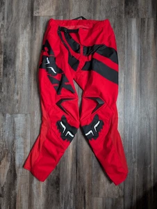 Fox Racing 180 Venz Red and Black MX Off Road Pants Men's Size 30 - Picture 1 of 4
