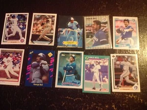 Lote de 10 tarjetas de béisbol de George Bell - Lote A - Imagen 1 de 1