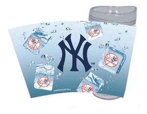 NEW YORK YANKEES ICE CUBE DESIGN 16oz TRAVEL TUMBLER - Picture 1 of 1