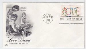 TurtlesTradingPost- Love Stamp - 1982 #1951- Artcraft Cachet FDC - Picture 1 of 1