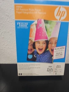 NOWY HP Premium BŁYSZCZĄCY 4X6 Ink Jet Picture Papier fotograficzny 100 arkuszy 10 mil - Zdjęcie 1 z 6
