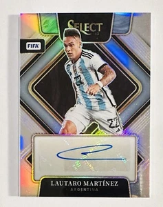 Lautaro Martinez 2022-23 Panini Select Fifa Signatures Auto Silver Prizm Clean - Picture 1 of 1