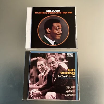 Bill Cosby 2 LOT: To Russell, My Brother, Whom I Slept With & Hello, Friends Foto 1 de 3