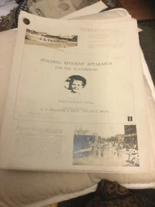 A. G, Spalding & Bro’s. Katalog - Spaulding effizientes Gerät für den Spielplatz - Bild 1 von 10