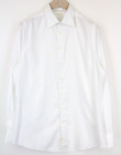 SUITSUPPLY Traveller Men Shirt 41/16 Slim Pure Cotton White Long Sleeved Classic