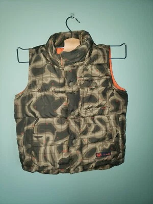 МАЛЬЧИКОВ GAP ЗЕЛЕНЫЙ КОРИЧНЕВЫЙ ОРАНЖЕВЫЙ КАМУФЛЯЖ КАМУФЛЯЖ SNAP ПУХОВИК ЖИЛЕТ ПАЛЬТО КУРТКА XS 4 5 - Изображение 1 из 4