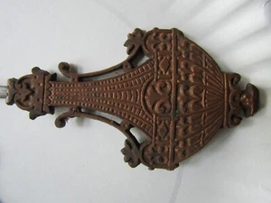 RAR Antik Kunst Uhr Pendelteil --Königliches Wappen ?--- Motiv KOSTENLOSER VERSAND - Bild 1 von 4