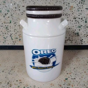 Barattolo per biscotti Oreo in ceramica vintage - Foto 1 di 11