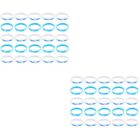  50 Pcs Shark Birthday Party Favors Themed Props Children Silicone Wristbands