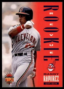 1994 Donruss Triple Play #286 Manny Ramirez Rookie - Bild 1 von 2