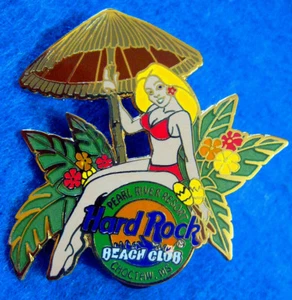 CHOCTAW PEARL RIVER RESORT SEXY RUBIA ROJA BIKINI PLAYA CHICA Hard Rock Café PIN - Imagen 1 de 1