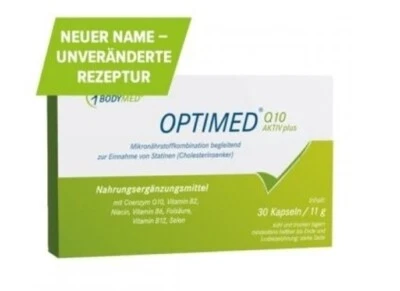 BODYMED AG OPTIMED Q10 Aktiv plus Kapseln 30 St