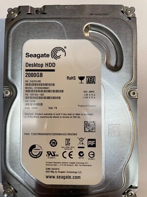 Seagate ST2000NM0033 2.0TB SATA Hard Drive - Image 1 of 2