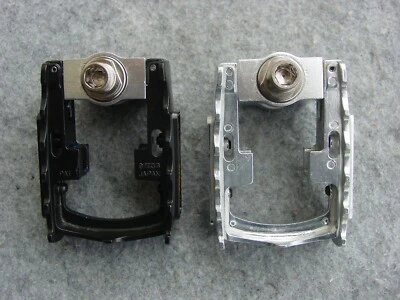 MKS Folding Pedals 1 Pair FD-7 Folding Pedal Aluminum 9/16 Silver or Black - Image 1 of 2