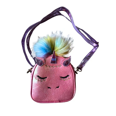 Cartera pequeña Under One Sky rosa unicornio bandolera niñas cartera linda cartera unicornio Foto 1 de 4