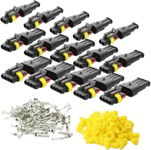 15 Kit Car Wire Connector, Waterproof Electrical Terminal, Plug for Auto Motorc - Picture 1 of 6