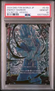 PSA10 Dragon Ball Super Card Game Fusion World Vegito Energy Marker Promo E-02 - Picture 1 of 2