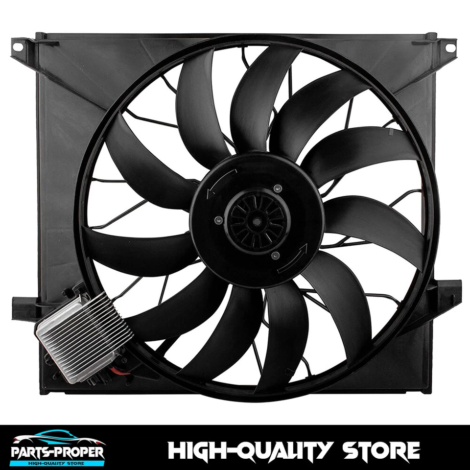 Ventilador de refrigeración sin escobillas del radiador MB3115118 para Mercedes-Benz ML55 AMG 2000-2003 Foto 1 de 4