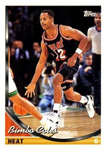 #73 Bimbo Coles - Miami Heat - 1993-94 Topps Basketball - Image 1 of 1