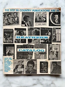 Catálogo de estrellas de música country Heather Enterprises vintage raro de los años 70 - Imagen 1 de 6