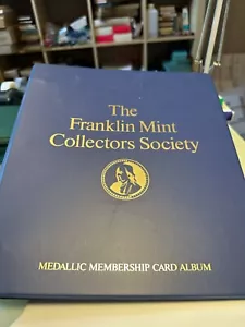 THE FRANKLIN MINT COLLECTORS SOCIETY ALBUM 21 STERLING SILVER COINS - Picture 1 of 11