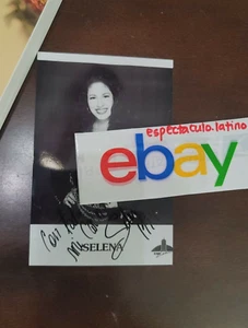 SELENA QUINTANILLA PEREZ AUTOGRAPH 4 X 6 COPY QUEEN OF CUMBIA - Picture 1 of 4