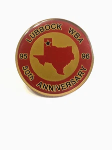 WBA 1995-1996 Lubbock TX 50th Anniversary Bowling Lapel Pin - Picture 1 of 1