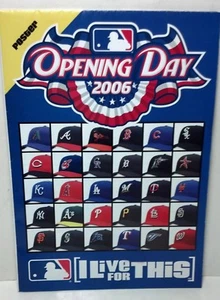 2006 Opening Day Promo Poster MLB "I Live for This" - Picture 1 of 8