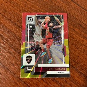 2022-23 Donruss Red Gold Holo Laser #35 Darius Garland - Cleveland Cavaliers