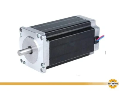 ACT MOTOR Motor paso a paso Nema23 23HS2442P15 112mm 425oz 4.2A eje D Φ8mm 1.8° 1.8°