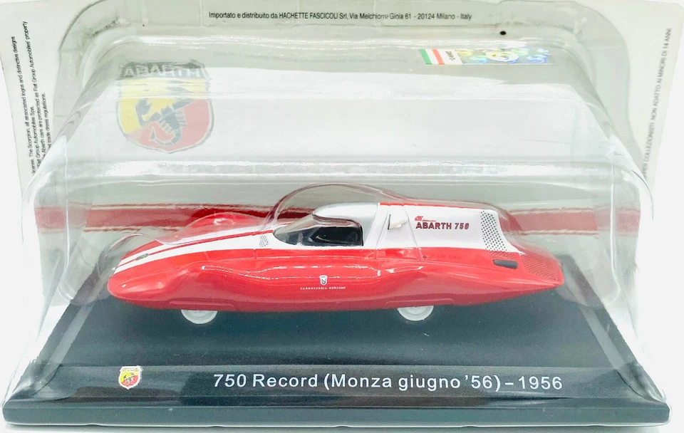 EBOND Abarth 750 Record ( Monza Giugno 56 ) 1956 - Die Cast - 1:43 - 0165 - Immagine 1 di 1