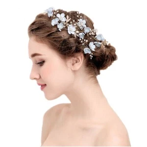braut haar - schmuck haare kämmen blätter diadem blume haar pin braut - clips - Bild 1 von 15