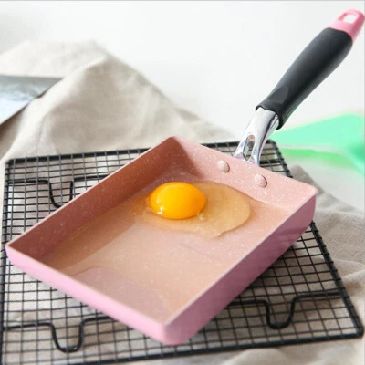 Japanese Aluminum Non-Stick Fry Pan Tamagoyaki Omelette Cookware Rectangular - image 1 of 4