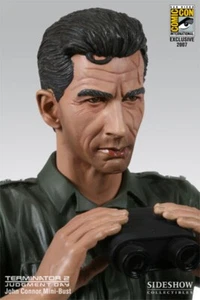 TERMINATOR 2 John Connor Polystone Bust Sideshow Statue SDCC 2007 Exclusive RARE - Picture 1 of 3