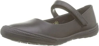 Kickers Girls’ Alyza Closed Toe Ballet, Black Leather Shoes 10 Child UK, 28 EU - Image 1 of 4