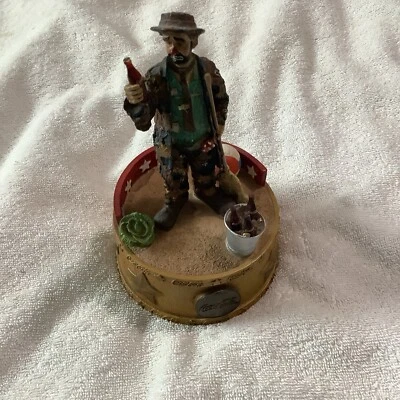 Coca-Cola ‘Pause For A Coke’ Limited Edition Musical Figurine Emmett Kelly - Image 1 of 4